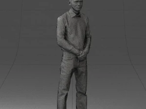boy in pink shirt 0504 3d print ready 3D Print Model
