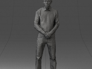 boy in pink shirt 0504 3d print ready 3D-Druckmodell