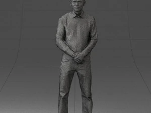 boy in pink shirt 0504 3d print ready 3D Print Model