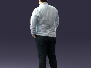 fat man shirt outside 0498 3D Модель