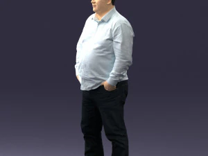 fat man shirt outside 0498 3d print ready 3D Print Model