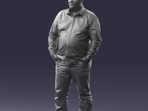 fat man shirt outside 0498 3d print ready 3D Print Model