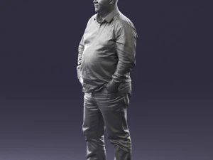 fat man shirt outside 0498 3d print ready 3D Print Model