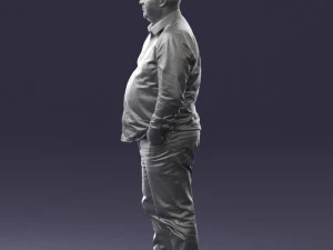 fat man shirt outside 0498 3d print ready 3D Print Model