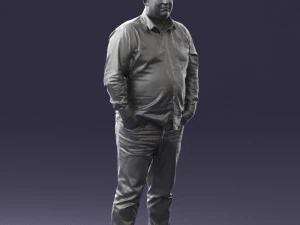 fat man shirt outside 0498 3d print ready 3D Print Model