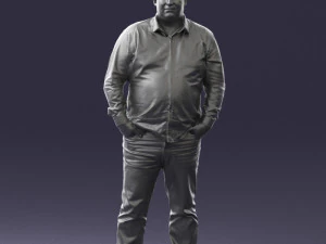 fat man shirt outside 0498 3d print ready 3D Print Model