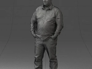 fat man shirt outside 0498 3d print ready 3D Print Model