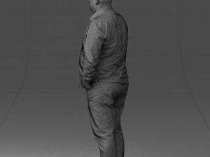 fat man shirt outside 0498 3d print ready 3D Print Model