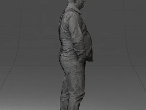 fat man shirt outside 0498 3d print ready 3D Print Model