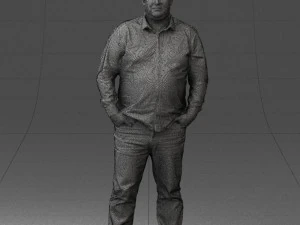 fat man shirt outside 0498 3d print ready 3D Print Model