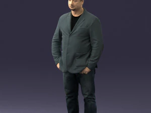menwithshorthairjeans0497 3D Model