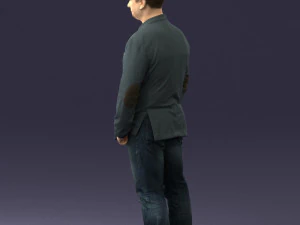 menwithshorthairjeans0497 3D Model