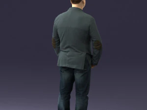 menwithshorthairjeans0497 3D Model