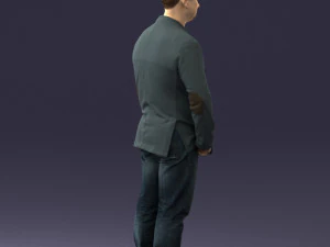 menwithshorthairjeans0497 3D Model
