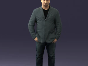 menwithshorthairjeans0497 3D Model
