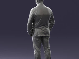 menwithshorthairjeans0497 3D Model