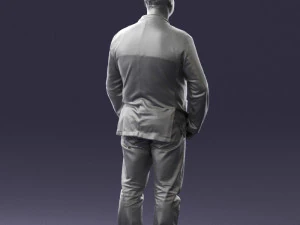 menwithshorthairjeans0497 3D Model