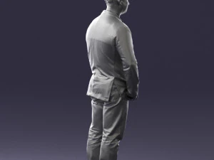 menwithshorthairjeans0497 3D Model