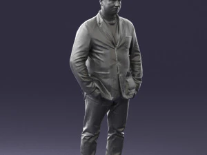 menwithshorthairjeans0497 3D Model
