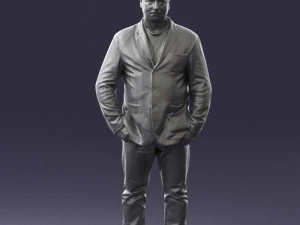 menwithshorthairjeans0497 3D Model