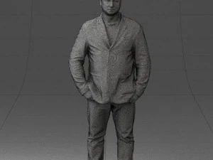 menwithshorthairjeans0497 3D Model