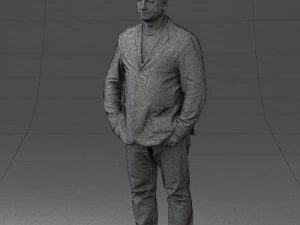 menwithshorthairjeans0497 3D Model