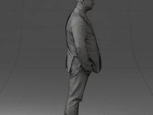 menwithshorthairjeans0497 3D Model