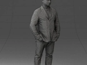 menwithshorthairjeans0497 3D Model