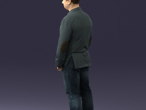 men with short hair jeans 0497 3d print ready Modelo de impresión 3D