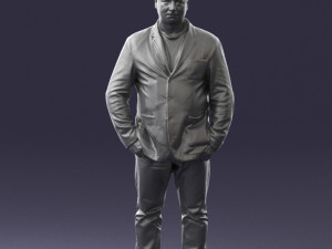 men with short hair jeans 0497 3d print ready Modelo de impresión 3D