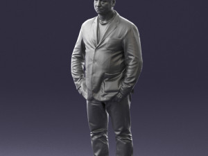 men with short hair jeans 0497 3d print ready Modelo de impresión 3D