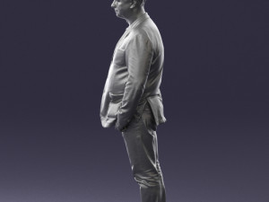 men with short hair jeans 0497 3d print ready Modelo de impresión 3D