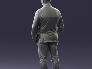 men with short hair jeans 0497 3d print ready Modelo de impresión 3D
