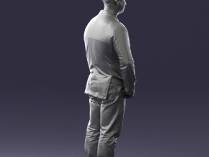 men with short hair jeans 0497 3d print ready Modelo de impresión 3D