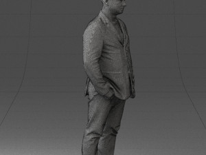 men with short hair jeans 0497 3d print ready Modelo de impresión 3D
