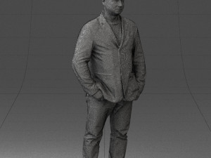 men with short hair jeans 0497 3d print ready Modelo de impresión 3D