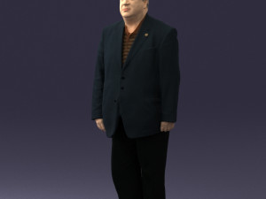 veteran grandfather suit 0496 Modello 3D