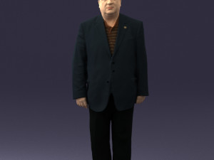 veteran grandfather suit 0496 Modello 3D