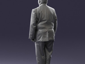 veteran grandfather suit 0496 Modello 3D