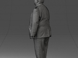 veteran grandfather suit 0496 Modello 3D