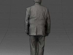 veteran grandfather suit 0496 Modello 3D