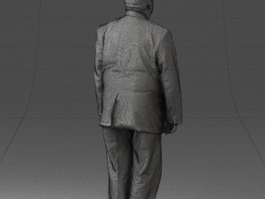 veteran grandfather suit 0496 Modello 3D