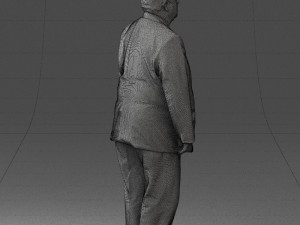 veteran grandfather suit 0496 Modello 3D