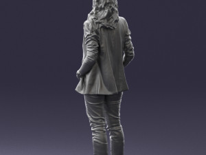 girl with long hair 0513 3d print ready 3D 打印模型
