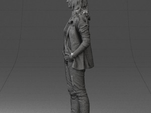 girl with long hair 0513 3d print ready 3D 打印模型