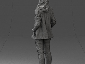 girl with long hair 0513 3d print ready 3D 打印模型