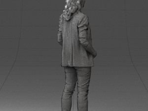 girl with long hair 0513 3d print ready 3D 打印模型