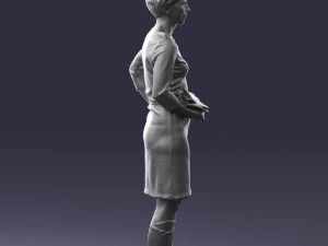 woman dress and long boots 0509 3d print ready 3D Print Model