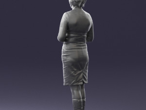 girl tunic and boots 0508 3D Model
