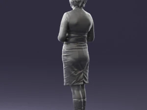 girl tunic and boots 0508 3D Model